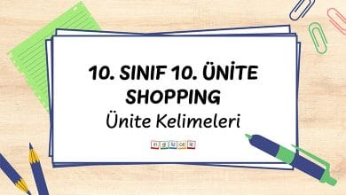 10-sinif-10-unite-shopping-unite-kelimeleri
