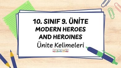 10-sinif-9-unite-modern-heroes-and-heroines-unite-kelimeleri