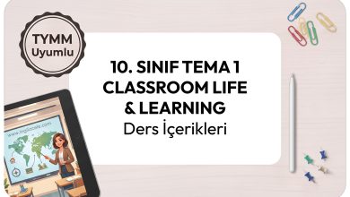 10-sinif-tema-2-classroom-life-learning