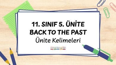 11-sinif-5-unite-back-to-the-past-unite-kelimeleri