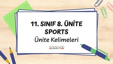 11-sinif-8-unite-sports-unite-kelimeleri