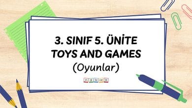 3-sinif-5-unite-toys-and-games-oyunlar