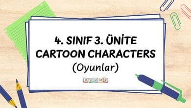4-sinif-3-unite-cartoon-characters-oyunlar