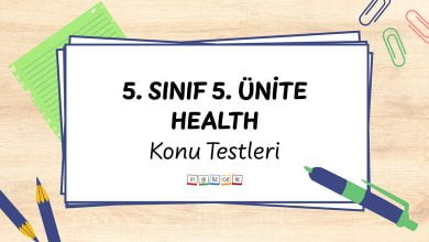 5-sinif-5-unite-health-konu-testleri