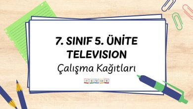 7-sinif-5-unite-television-calisma-kagitlari