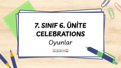 7-sinif-6-unite-celebrations-oyunlar