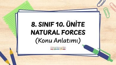 8-sinif-10-unite-natural-forces-konu-anlatimi