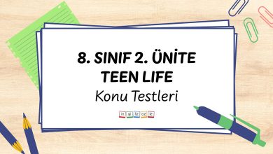 8-sinif-2-unite-teen-life-konu-testleri
