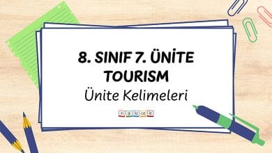 8-sinif-7-unite-tourism-unite-kelimeleri