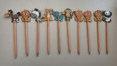 ingilizce-animals-pencil-toppers-materyal