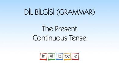 ingilizce grammar-the-present-continuous-tense