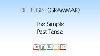 ingilizce grammar-the-simple-past-tense