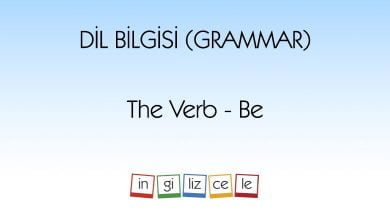 ingilizce grammar-the-verb-be