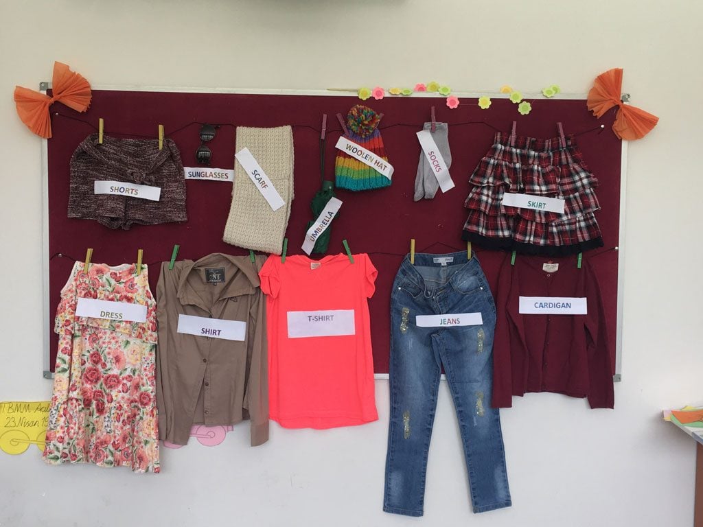 ingilizce-weather-seasons-clothes-materyal